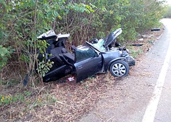 Grave acidente deixa motorista ferido em Nova Venécia