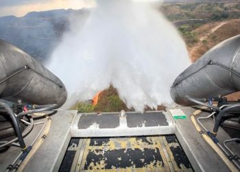 Força Aérea emprega aeronaves C-130 Hércules no combate aos incêndios na Amazônia