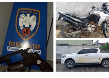 Polícia Militar recupera veículos roubados e apreende arma em Boa Esperança