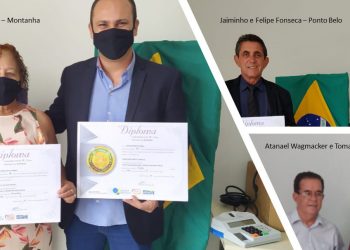Justiça Eleitoral diploma os eleitos de Montanha, Mucurici e Ponto Belo