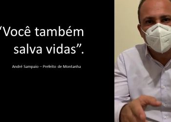 Montanha realiza desinfecção das vias públicas para conter o avanço da Covid-19