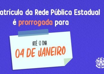 Solicitação de Pré-Matrícula pode ser feita até esta segunda-feira (04)