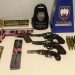 PM e PC apreendem armas, drogas e munições em Pinheiros