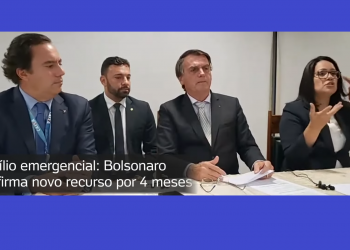 Bolsonaro assina 4 parcelas do novo auxílio emergencial e 22,6 mi ficam sem o benefício.