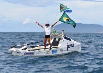 Sul-africano bate recorde mundial de travessia a remo do Atlântico