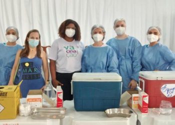 Gestantes, puérperas e pessoas com comorbidade são vacinadas em Montanha/ES