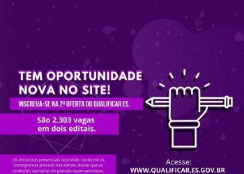 Qualificar ES abre 2.303 oportunidades de qualificação profissional