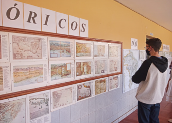 Escola de Itaguaçu realiza exposição de mapas históricos brasileiros