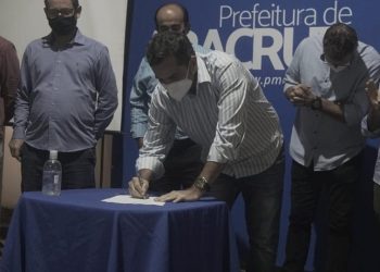 Detran|ES inicia implantação e manutenção de sinalização nas vias de Aracruz