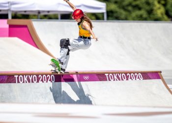 Brasil fica fora do pódio no skate park da Olimpíada