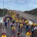 Ciclistas do ES cruzam a Terceira Ponte em ‘Pedalaço pela Paz’