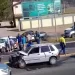 Acidente entre dois carros deixa três feridos na BR-101, na Serra, ES