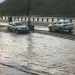 Vazamento de água complica trânsito na avenida Beira-Mar, em Vitória