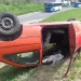 Motorista embriagado capota com o carro na BR-101, no ES, e diz à polícia que direção travou