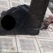 Suspeito de tentar furtar moto é agredido e amarrado em poste