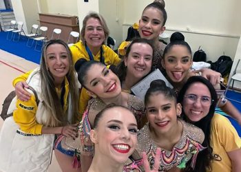 Brasil fatura bronze em competição internacional de ginástica rítmica
