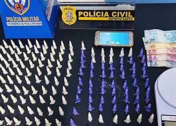 PM apreende cocaína em Nova Venécia