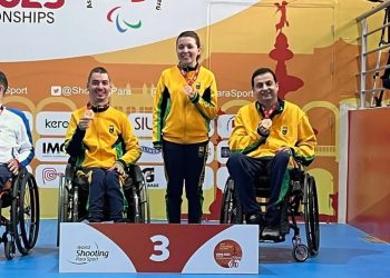 Com capixaba, Brasil conquista medalha inédita no Campeonato Mundial de tiro esportivo