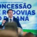 Governador do Paraná elogia parceria com Lula em concessão de rodovias