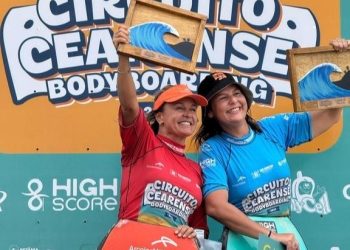 Neymara Carvalho é vice-campeã da segunda etapa do Circuito Cearense de Bodyboarding