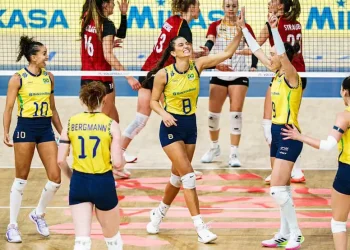 Vôlei: Brasil vence Alemanha e encara Japão na semi da Liga das Nações