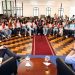 Estudantes de Montanha participam de entrevista coletiva com governador no Palácio Anchieta