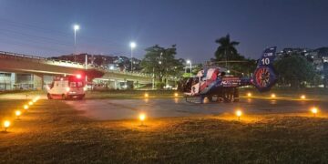 Aeronaves do Notaer voltam a pousar no heliponto da Rodoviária de Vitória