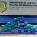 PRF apreende cerca de 100 kg de maconha após perseguição e abandono de caminhonete em São Mateus