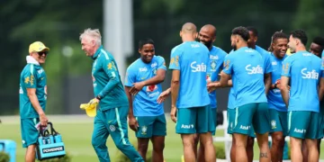 Neymar continua fora de treino da seleção brasileira