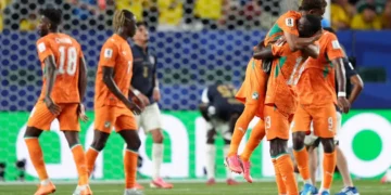 Equador para no travessão e Costa do Marfim vence no final, no Grupo E