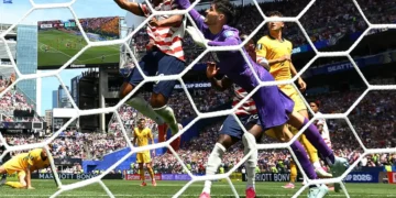 Estados Unidos batem a Austrália e ficam perto da classificação