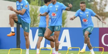 Brasil faz penúltimo treino e viaja para o Texas onde enfrenta Japão