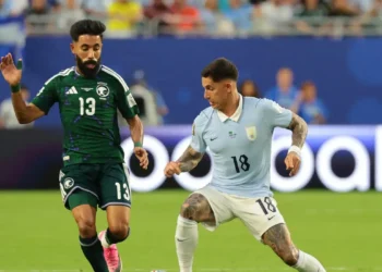 Uruguai arranca 1 a 1 com Arábia Saudita em estreia do Grupo H da Copa