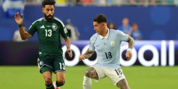 Uruguai arranca 1 a 1 com Arábia Saudita em estreia do Grupo H da Copa