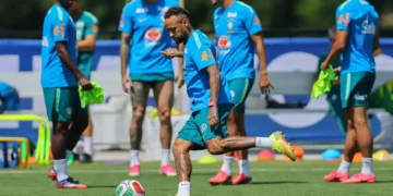 Debaixo de muito calor, Brasil segue preparação para encarar Noruega