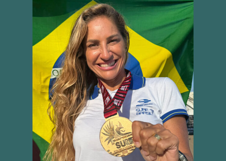 Capixaba Maylla Venturin embarca em busca do inédito título mundial de bodyboarding