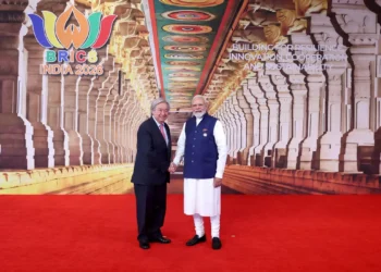 Na cúpula do Brics na Índia, Guterres diz que mundo “precisa de paz”