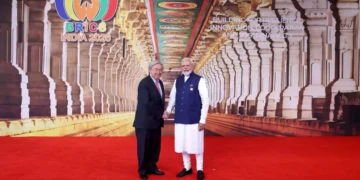 Na cúpula do Brics na Índia, Guterres diz que mundo “precisa de paz”