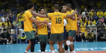 Brasil vence Venezuela e está no mundial de vôlei masculino