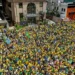 Campanha de Flávio Bolsonaro realiza manifestação na Paulista